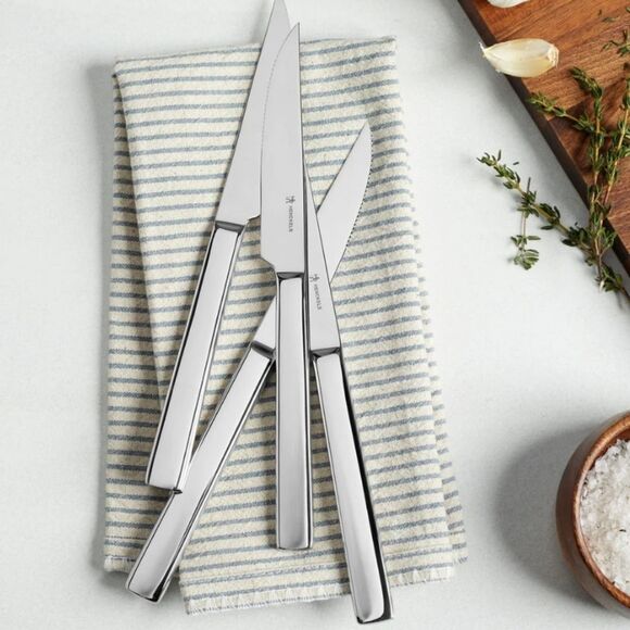 Zwilling J.A. Henckels Brushed Stainless Steel 4-PC Steak Set - Picture 2 of 5